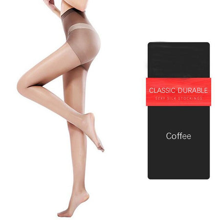 Sexy Women Pantyhose Tights Core-spun silk 15D Translucent Invisible Stockings Flexible Breakable Stockings Good flexibility New